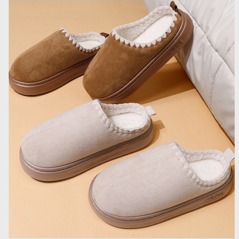 Men'S Shoes Grip - Maison pantoufle femmes hiver chaud fourrure