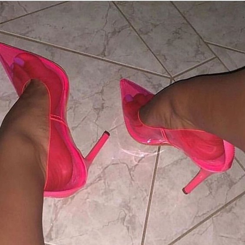 Men Shoes Elegant - Chaussures à talons aiguilles en PVC