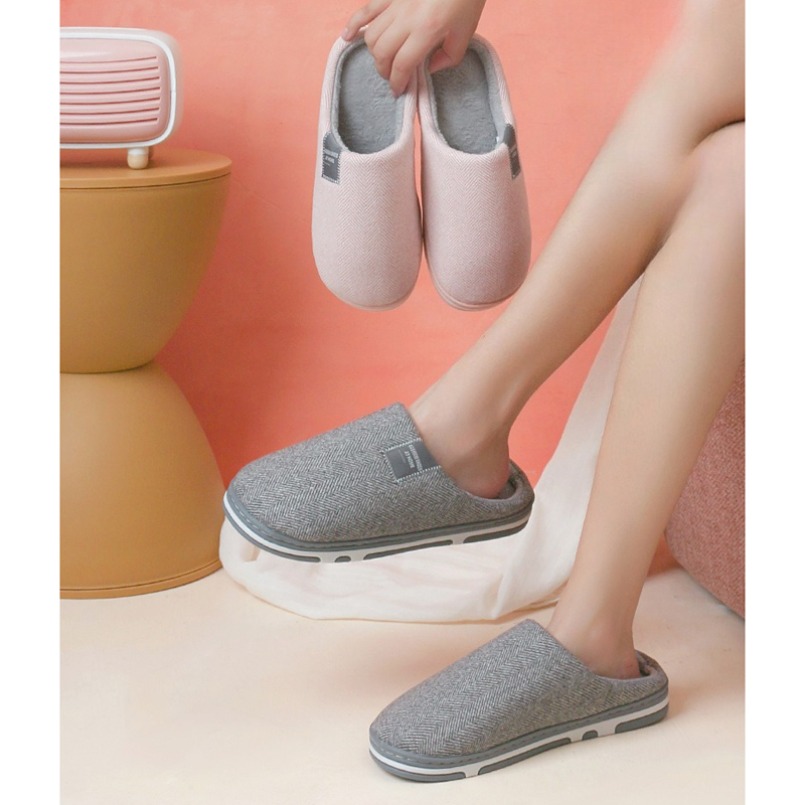Men'S Shoes Grip - Maison pantoufle hommes floue hiver chaud