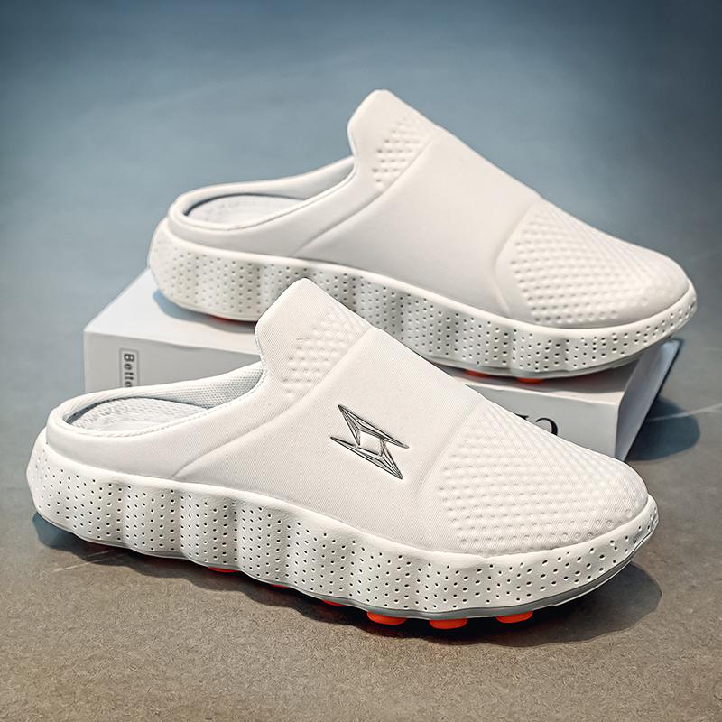 Men'S Shoes Grip - Chaussures décontractées à enfiler grande taille,