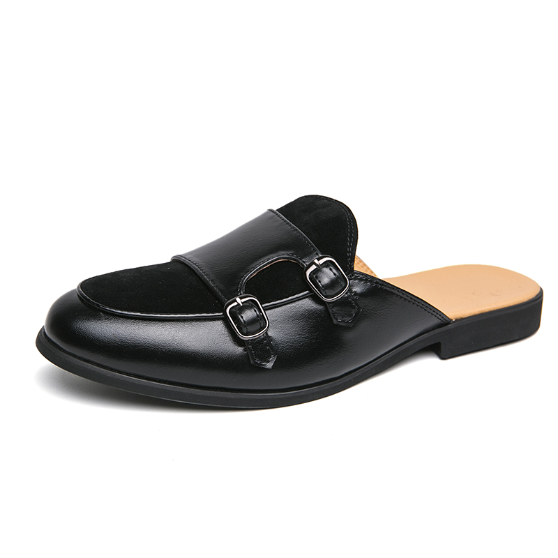 Monk Strap Shoe - Mules de conduite pour hommes en