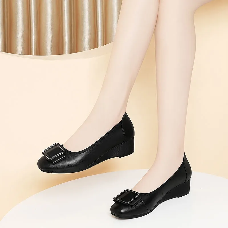 Men Shoes Elegant - Chaussures à talons compensés pour femmes,