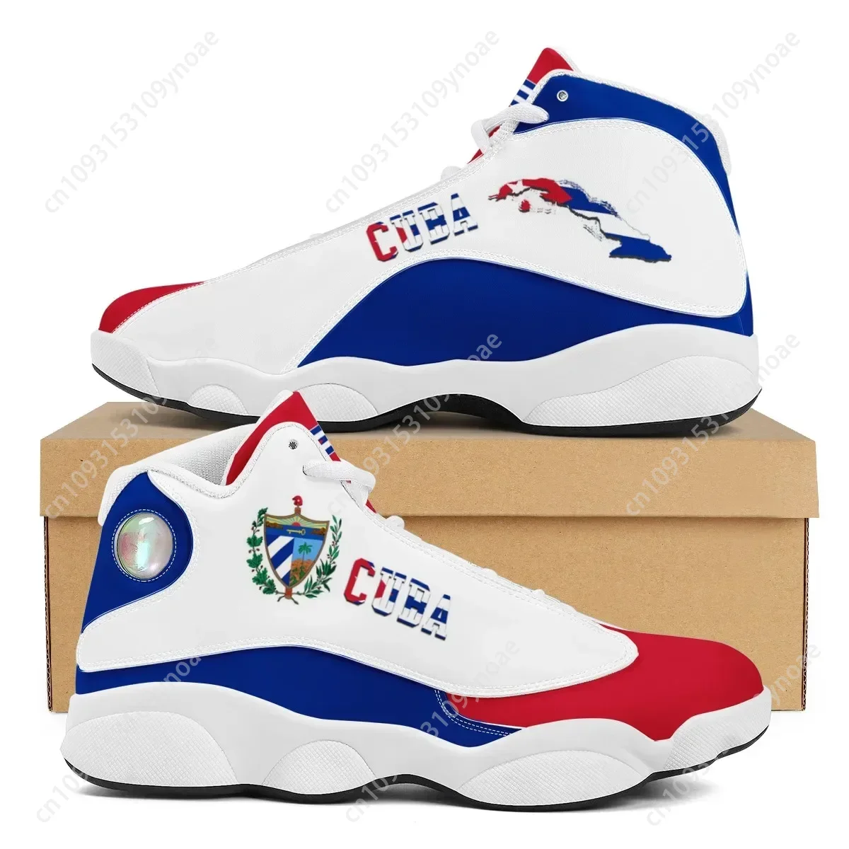Men Shoes Runners - CUBA drapeau imprimer Cool hommes basket-ball