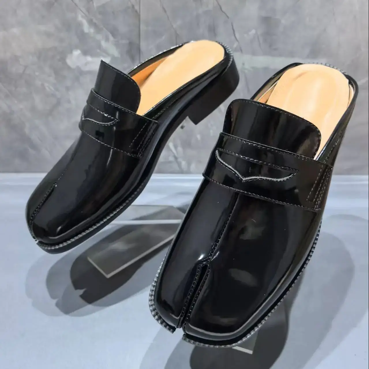 Men'S Shoes With Toes - Bout fendu Tabi chaussons pour hommes
