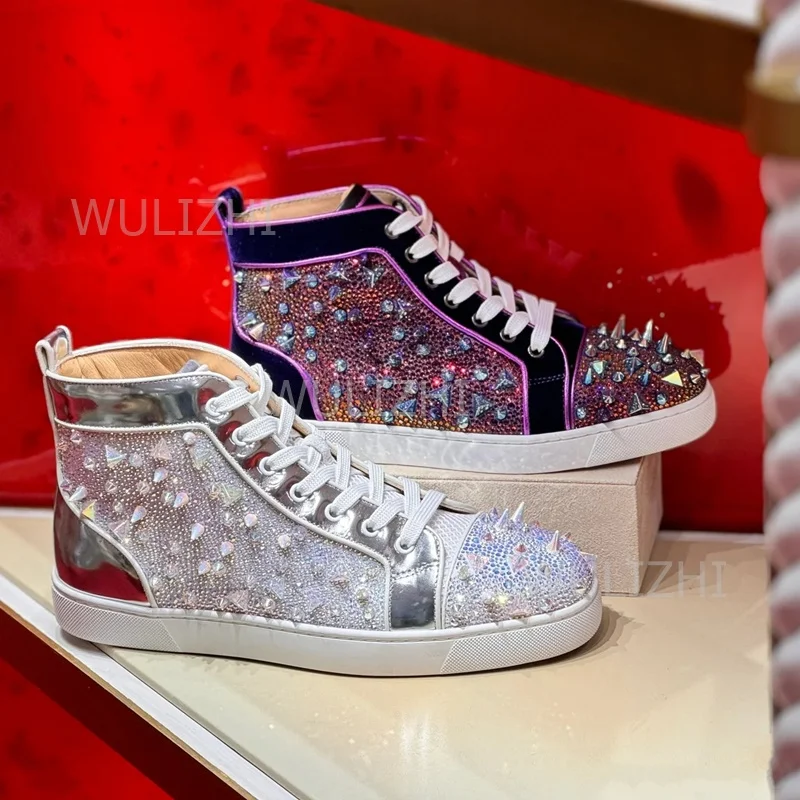 Men Shoes Runners - Baskets pour hommes à rivets en