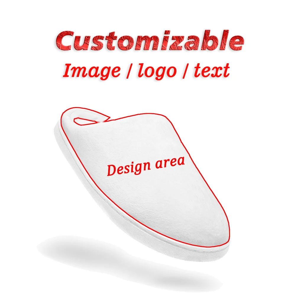Men Shoes Kinds - Pantoufles en coton imprimées personnalisables pour