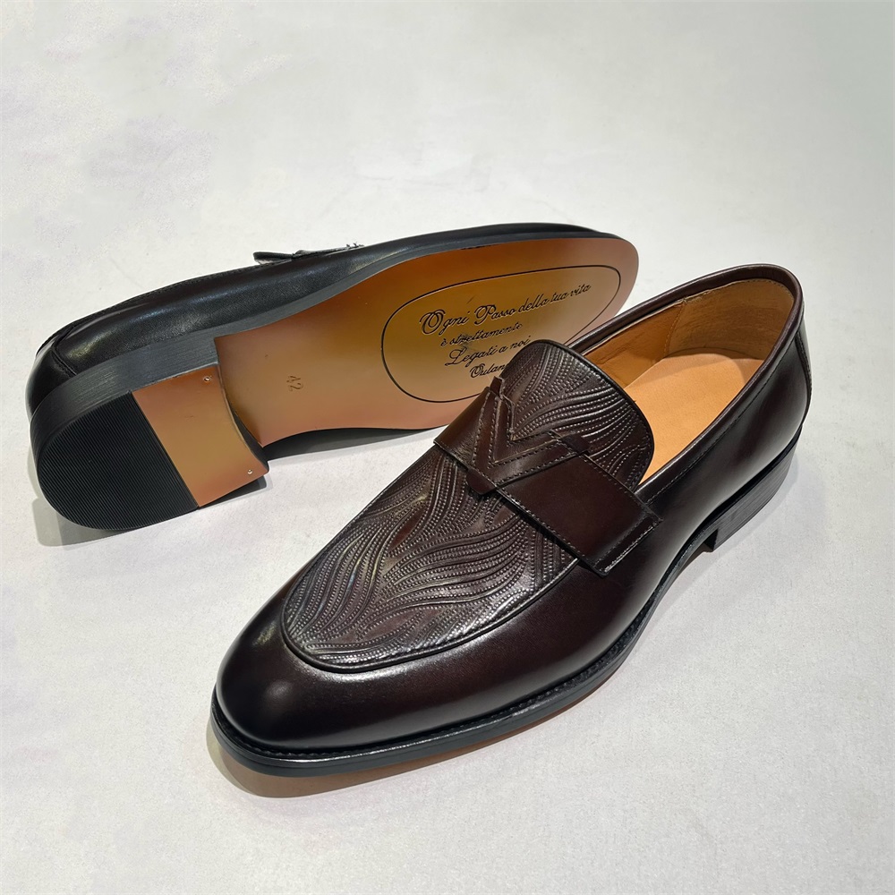 Monk Strap Shoe - Chaussures de luxe décontractées à lanières