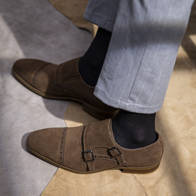 Chaussures provoqué en cuir su - Monk Strap Shoe avis et prix