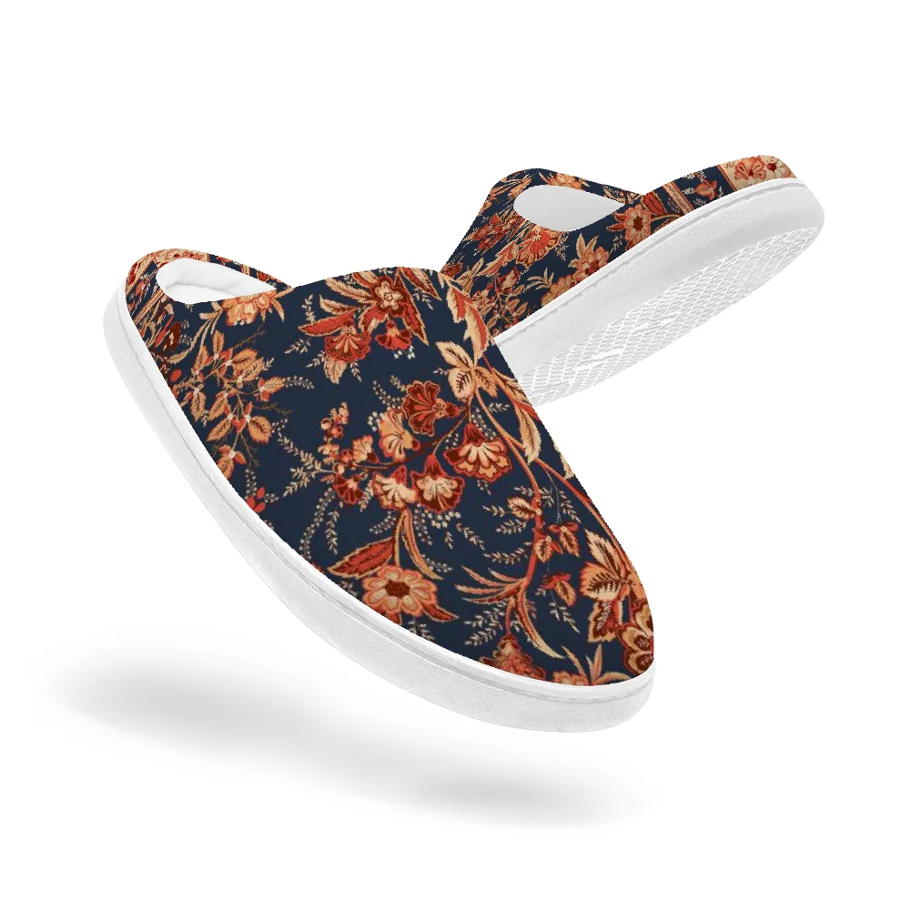 Pantoufles en coton à motif fl - Men'S Shoes Quality avis et prix