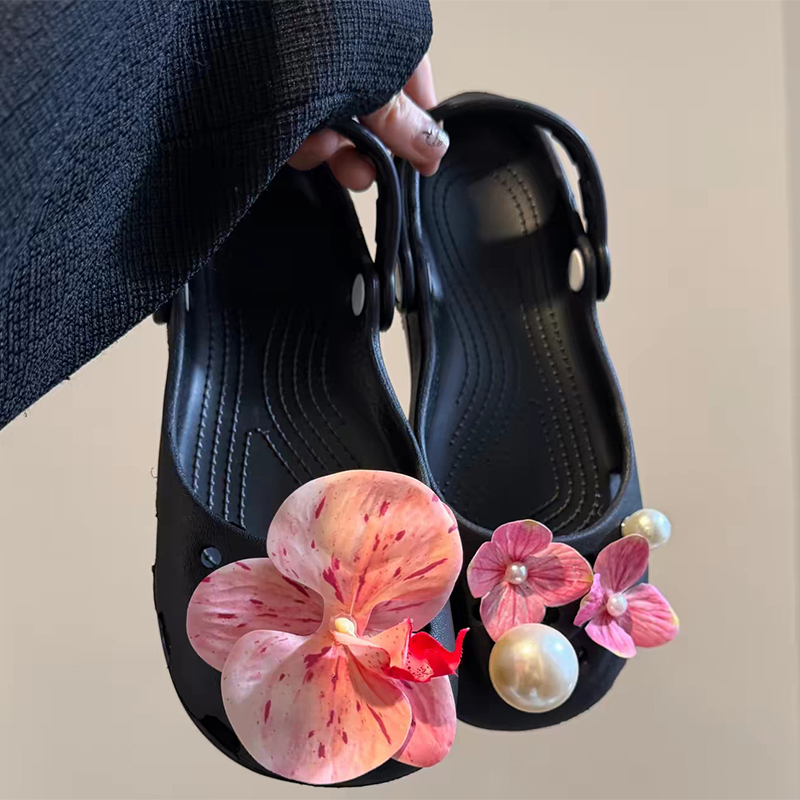 Sabots de ballet rétro à fleur - Men Shoes Elegant avis et prix