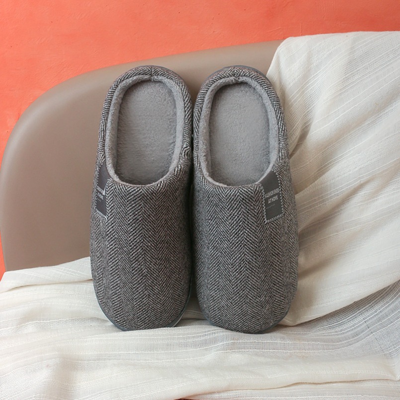 Maison pantoufle hommes floue  - Men'S Shoes Grip avis et prix