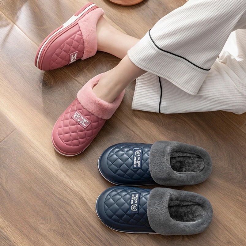 Pantoufles de maison en fourru - Men'S Shoes Grip avis et prix