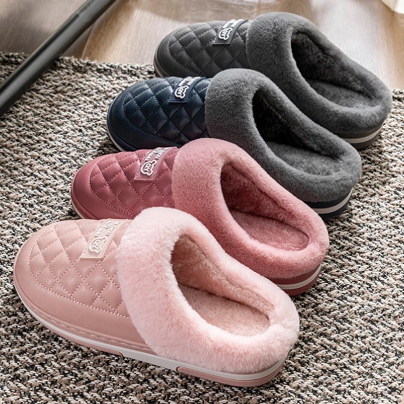 Pantoufles de maison en fourru - Men'S Shoes Grip avis et prix
