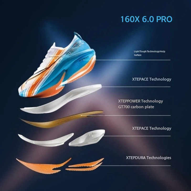 Xtep 160X 6.5 PRO chaussures d - Men'S Xtep Shoes avis et prix