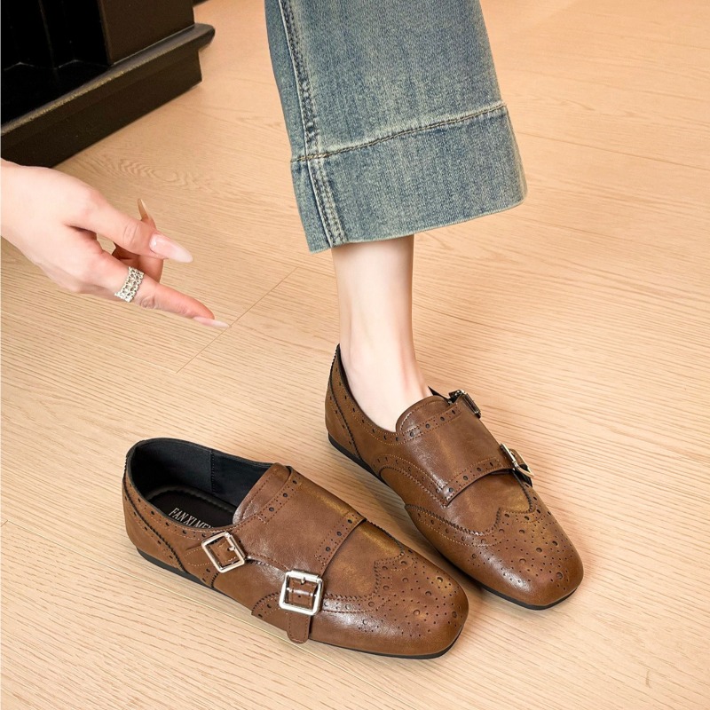 Chaussures Rétro pour Femme, E - Monk Strap Shoe avis et prix