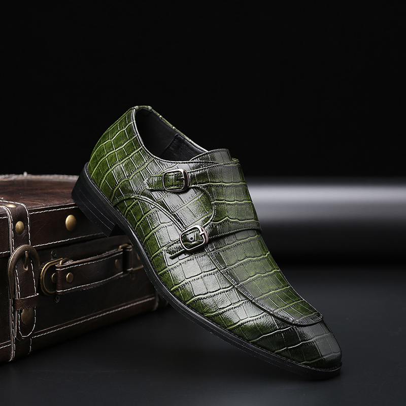 Mocassins en cuir verni pour h - Monk Strap Shoe avis et prix