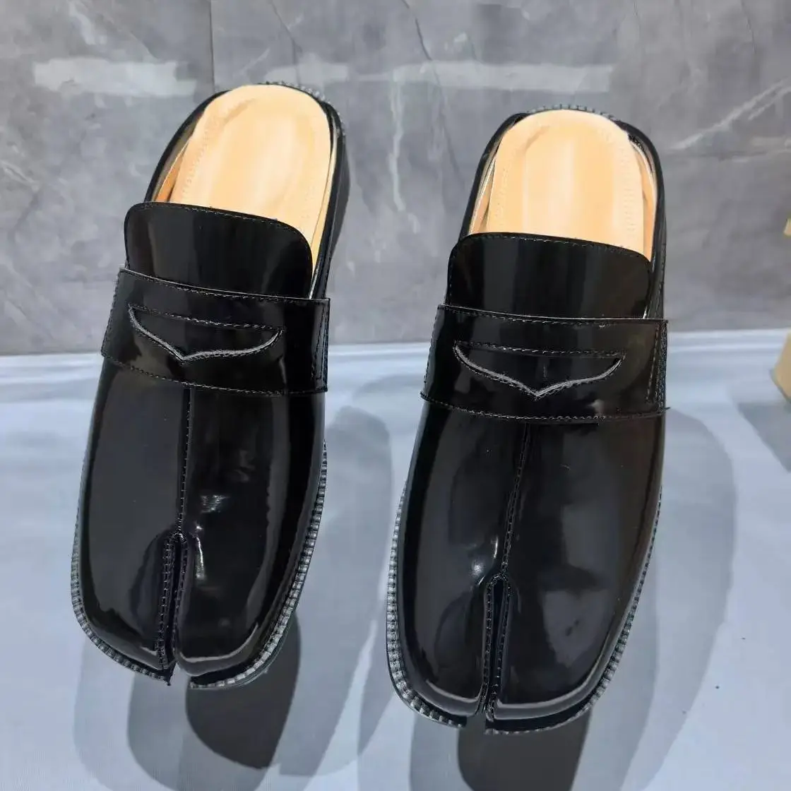 Bout fendu Tabi chaussons pour - Men'S Shoes With Toes avis et prix