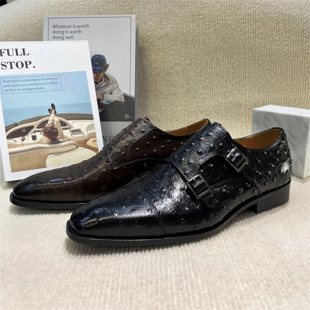Chaussures de moine pointues e - Monk Strap Shoe avis et prix
