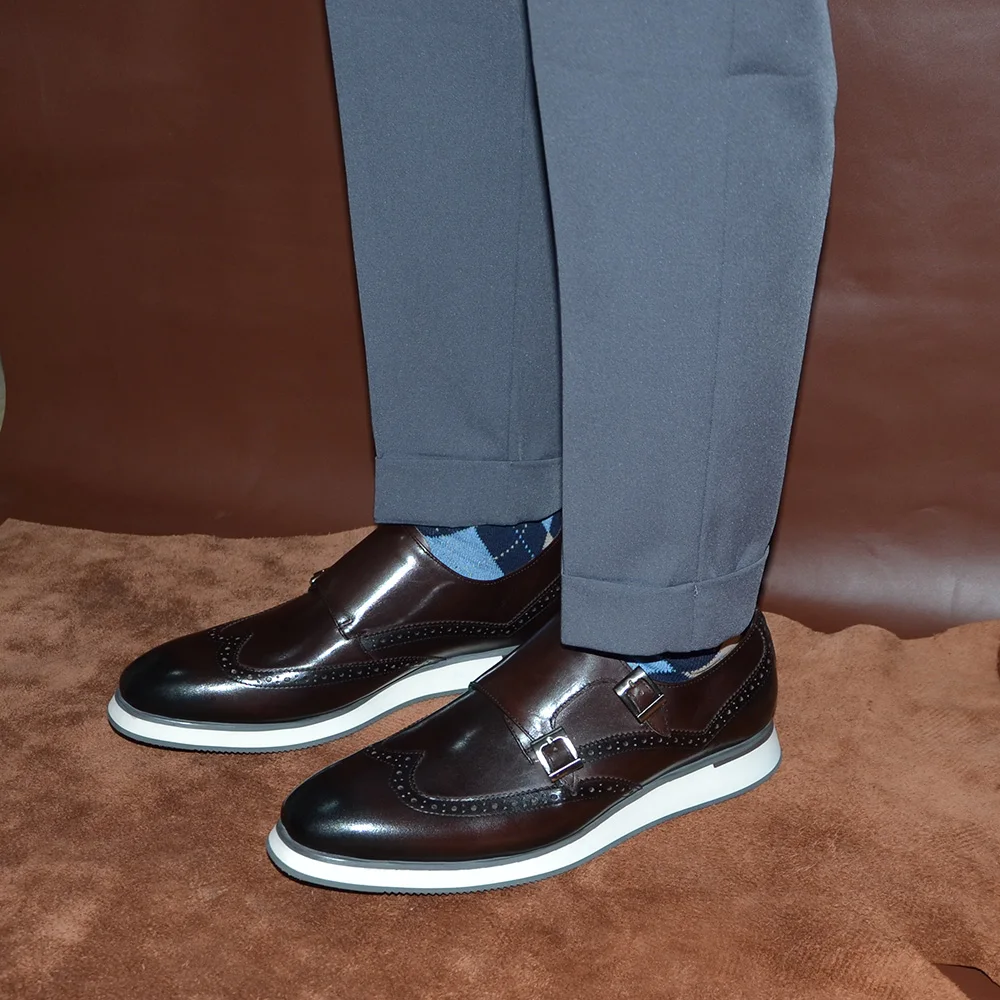 Chaussures de luxe européennes - Monk Strap Shoe avis et prix