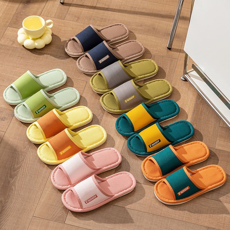 Chaussons en lin gaufré pour f - Men'S Shoes With Toes avis et prix