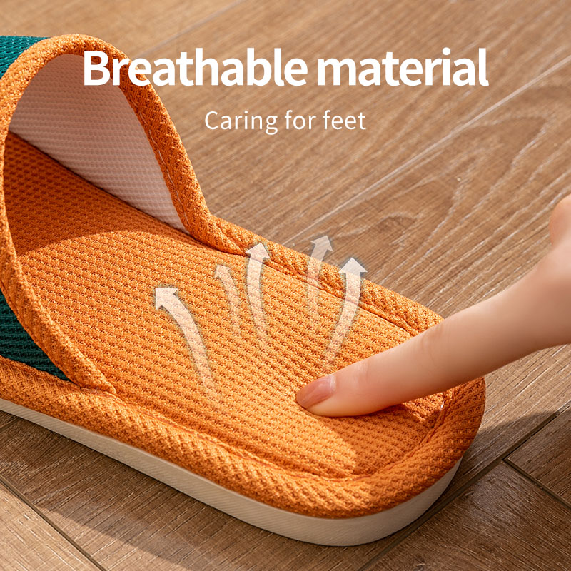 Chaussons en lin gaufré pour f - Men'S Shoes With Toes avis et prix