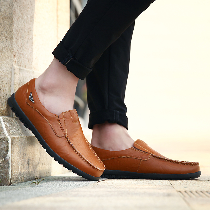 Mocassins en cuir véritable po - Men Shoes Elegant avis et prix