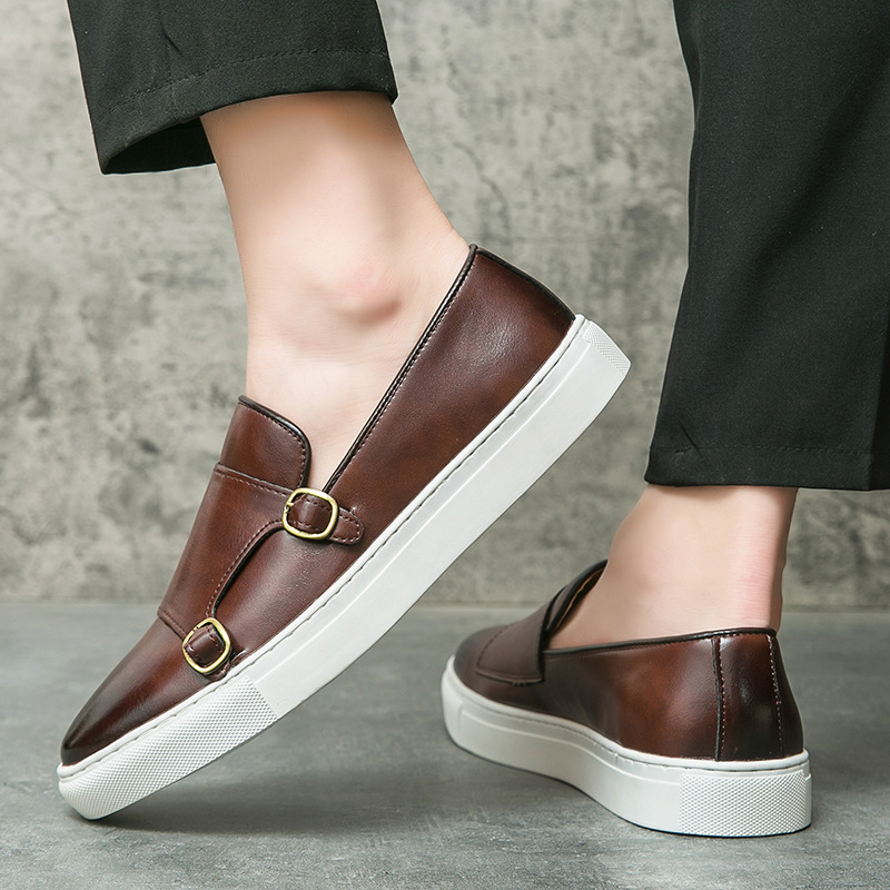 Chaussures de styliste en cuir - Monk Strap Shoe avis et prix